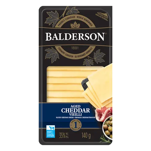 Sliced Cheese 1 Year Old Cheddar 140 g