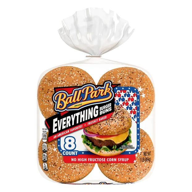 Everything Hamburger Buns - 8 ct