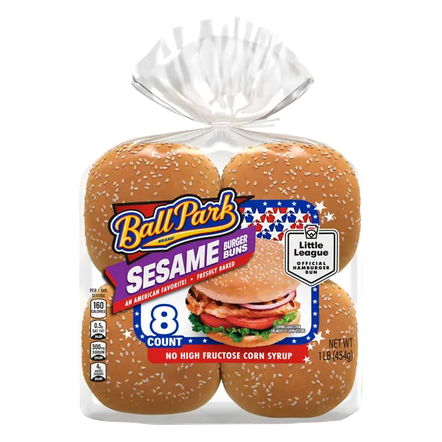 Sesame Seed Burger Buns - 8 ct