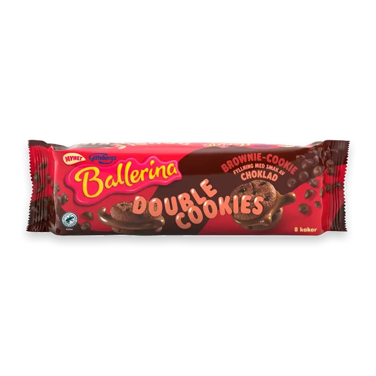 Dubbla Cookies Brownie 168g