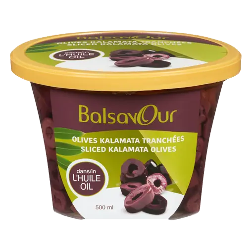 Sliced Kalamata Olives 500 ml