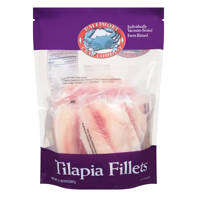 Farm Raised Tilapia Fillets - 8 ct Frozen