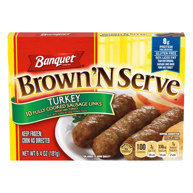 Turkey Breakfast Sausage Links - 10 ct Frozen