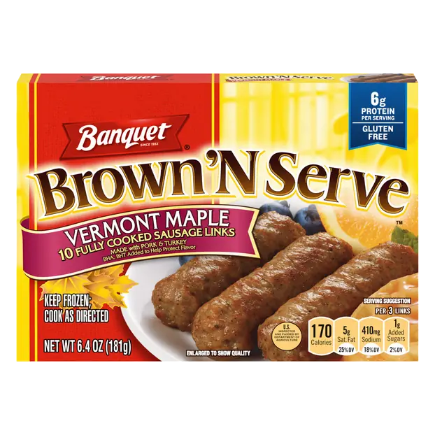 Vermont Maple Breakfast Sausage Links 10 ct Frozen