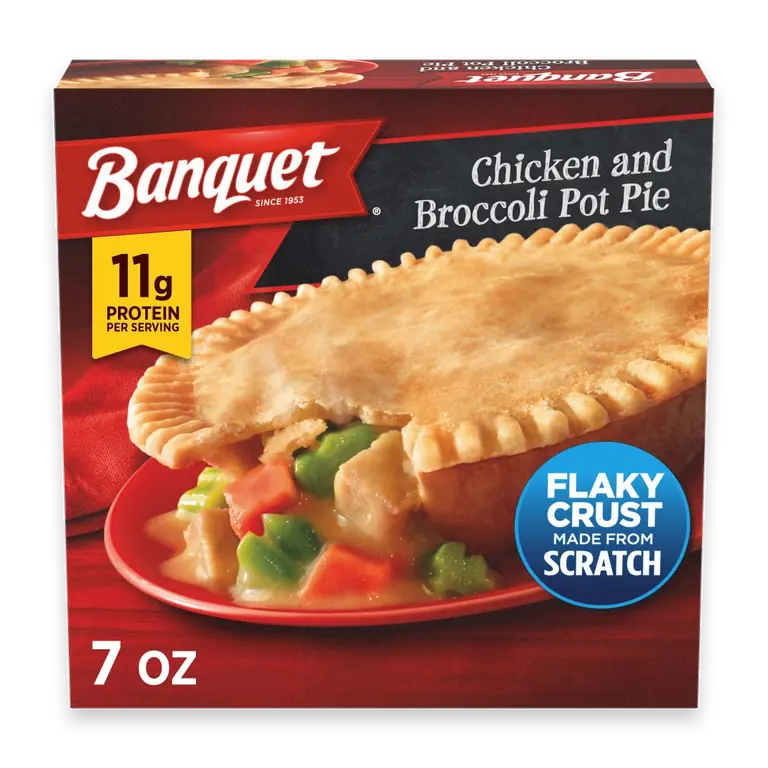 Chicken and Broccoli Pot Pie, Frozen Meal