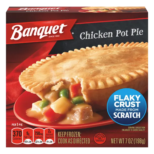 Chicken Pot Pie Frozen Meal