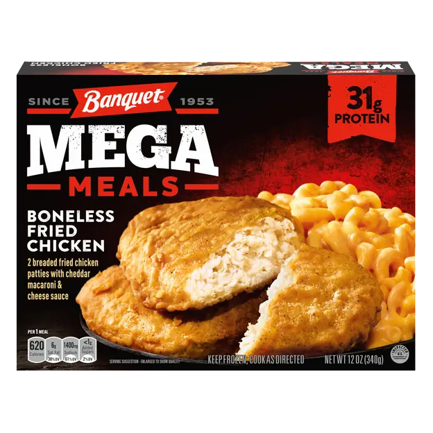 MEGA Boneless Fried Chicken Protein Frozen Meal