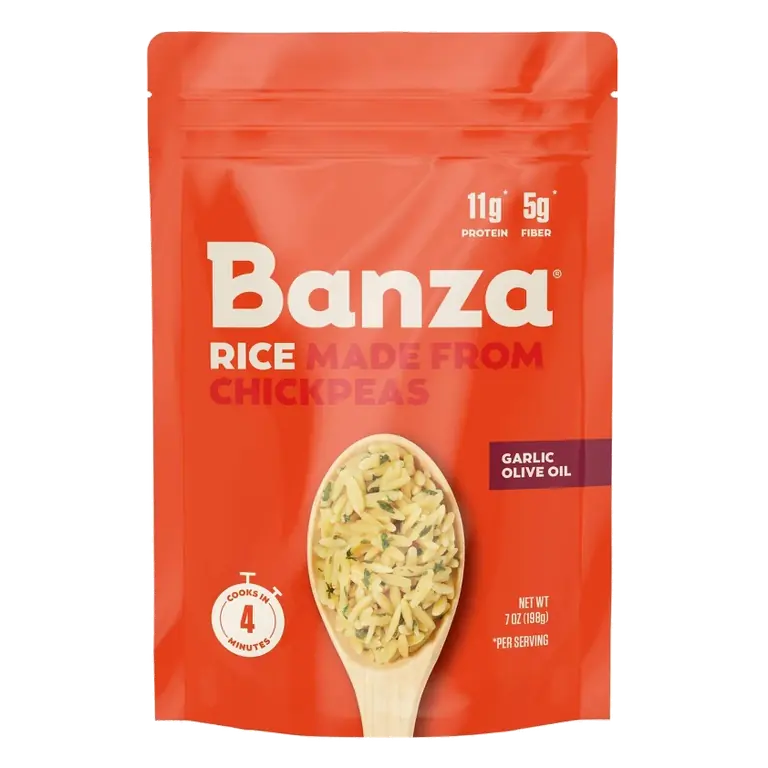 Banza Garlic Olive Oil Chickpea Rice Mix, 7oz