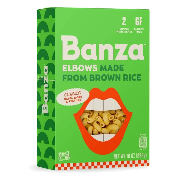 Banza Gluten Free Brown Rice Elbows Pasta, 10oz