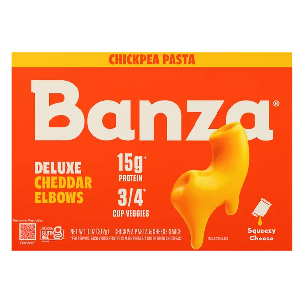Gluten Free 15g Protein Chickpea Pasta & Cheese Sauce