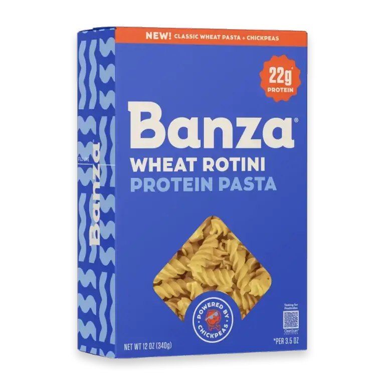 Wheat Protein Rotini Pasta – 22g Protein, No-Compromises Pasta Powered by Chickpeas, 12oz