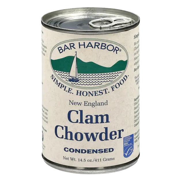 Condensed New England Style Clam Chowder Soup