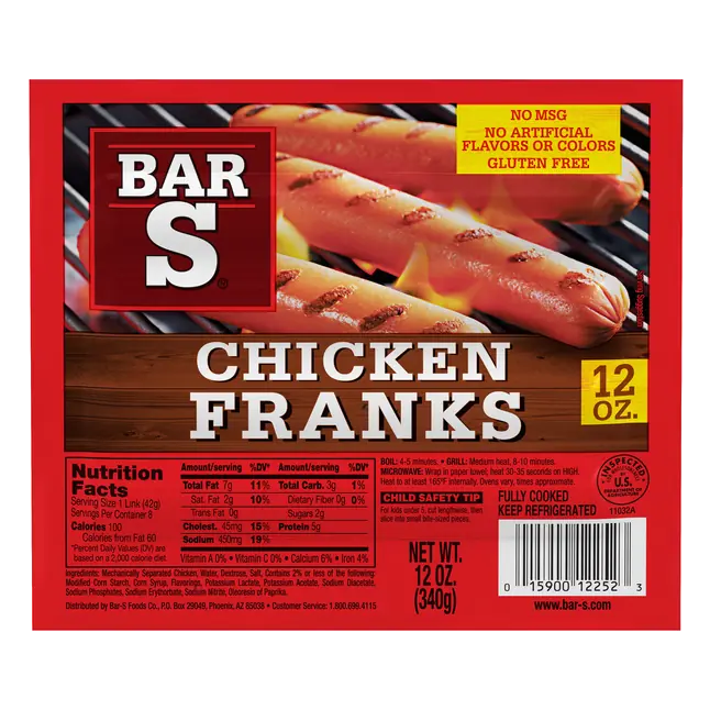 Chicken Franks - 8 ct