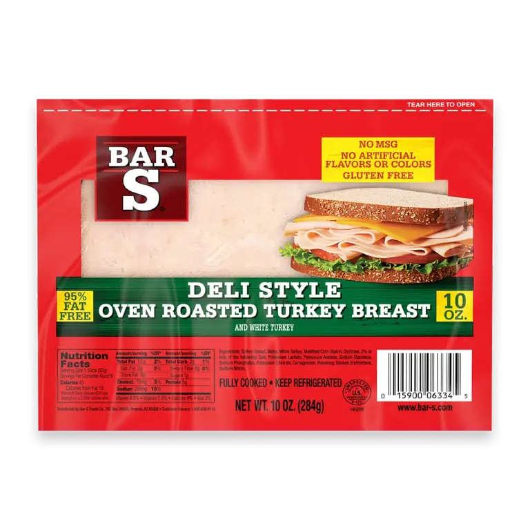 Deli Style Oven Roasted Turkey Breast Lunch Meat