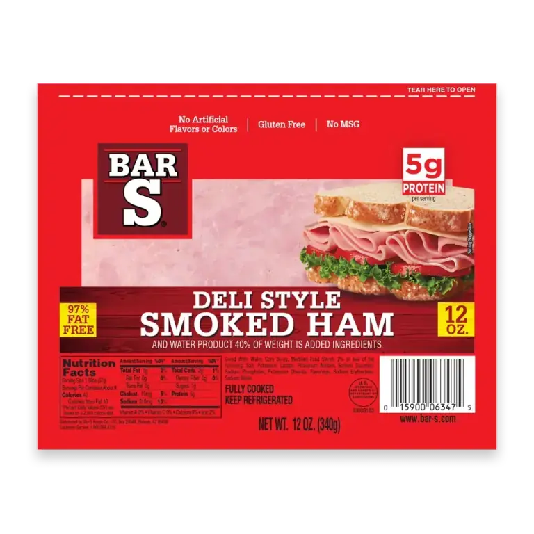 Deli Style Smoked Ham Sliced Lunch Meat, 12oz