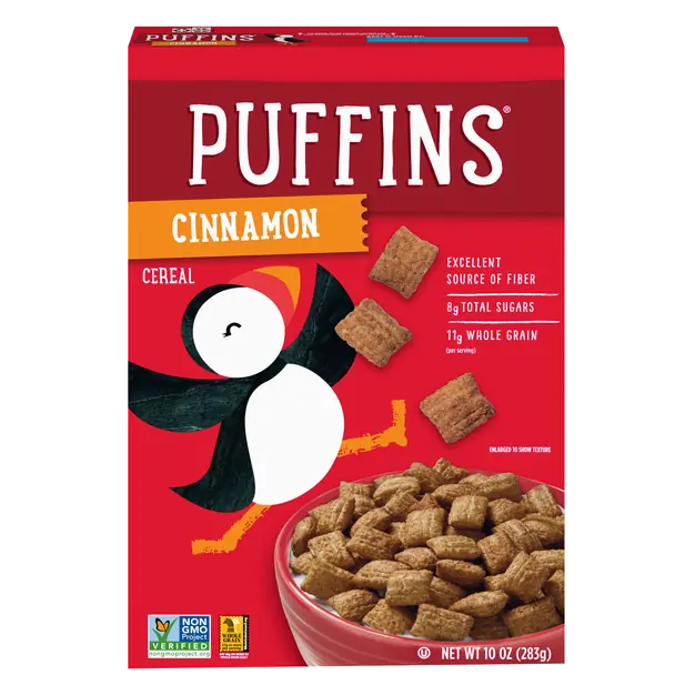 Puffins Cinnamon Whole Grain Cereal
