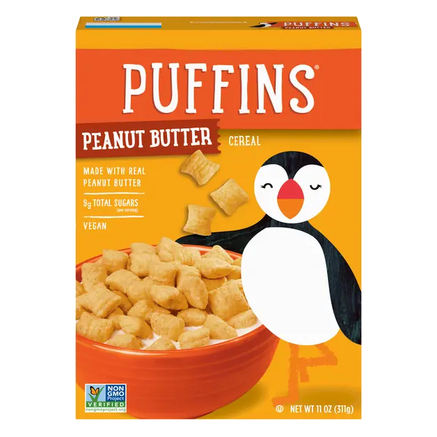 Puffins Peanut Butter Cereal