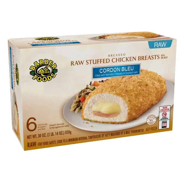 Stuffed Chicken Breasts Cordon Bleu, 6 Count