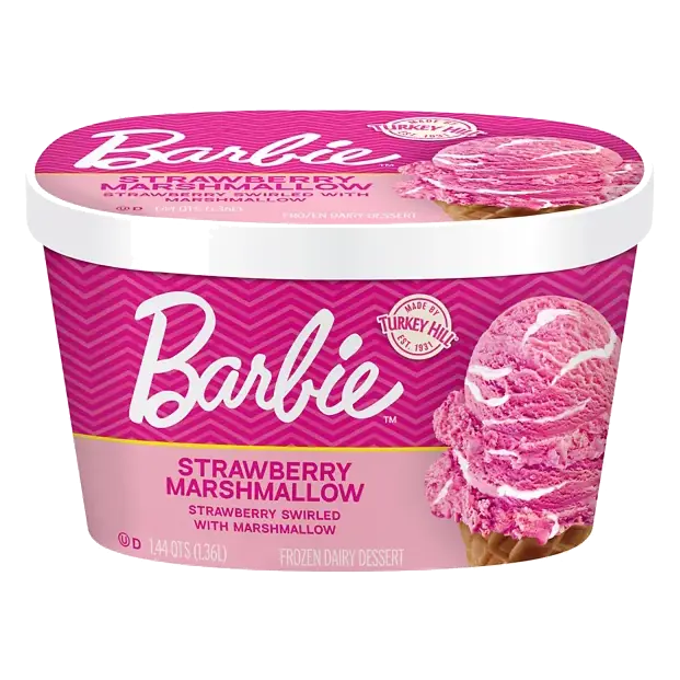 Frozen Dairy Dessert, Strawberry Marshmallow