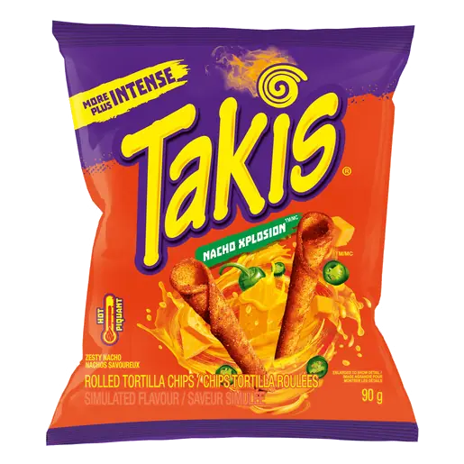 Takis Tortilla Chips Xplosion Zesty Nacho Cheese 90 g