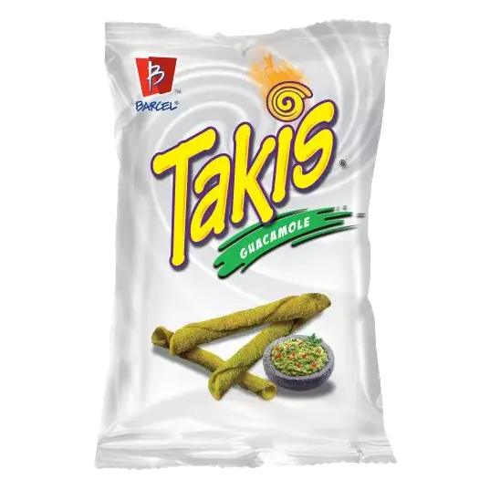 Barcel Takis Guacamole Rolled Tortilla Chips Snacks