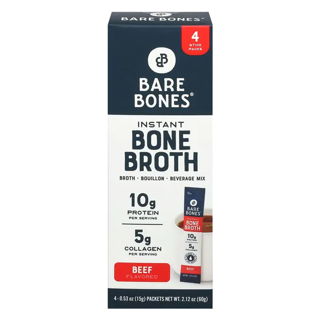 Beef Broth Instant Beverage Mix - 4 ct