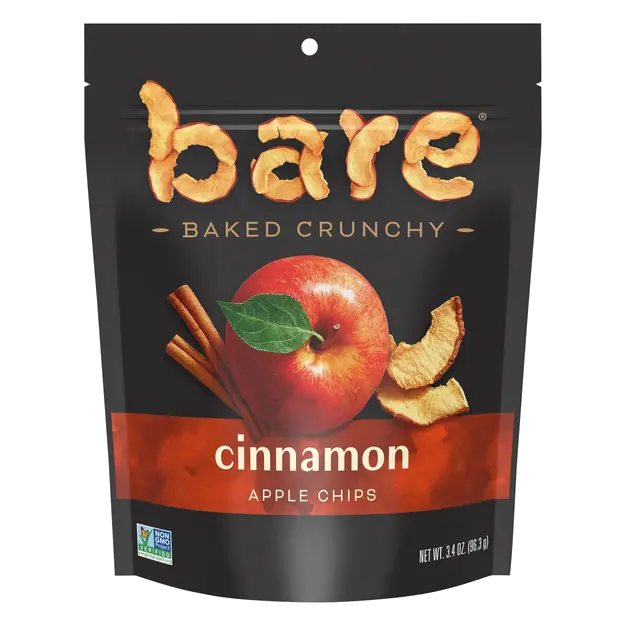 Bare Baked Crunchy Dried Fruit Cinnamon Apple Chips