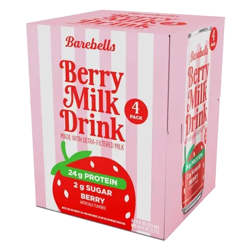 Barebells Berry Milk Sports Drink, 4pk/11 fl oz