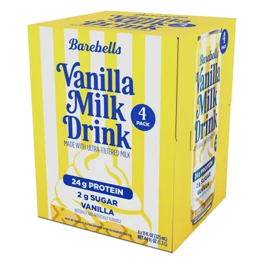 Barebells Vanilla Milk Sports Drink, 4pk/11 fl oz