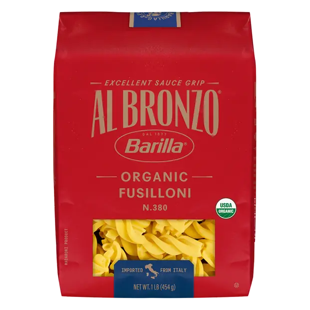 Al Bronzo Organic Fusilloni Pasta