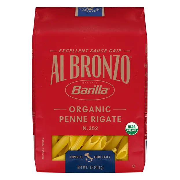 Al Bronzo Organic Penne Rigate Pasta