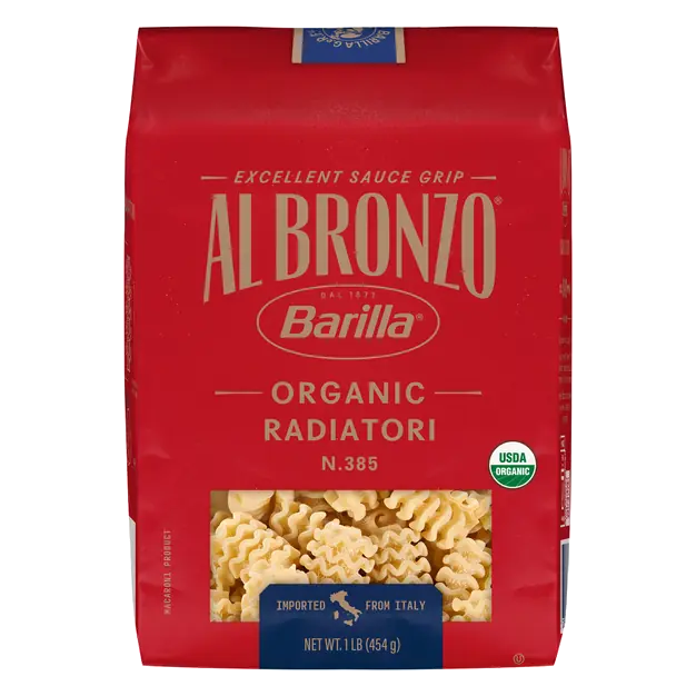 Al Bronzo Organic Radiatori Pasta