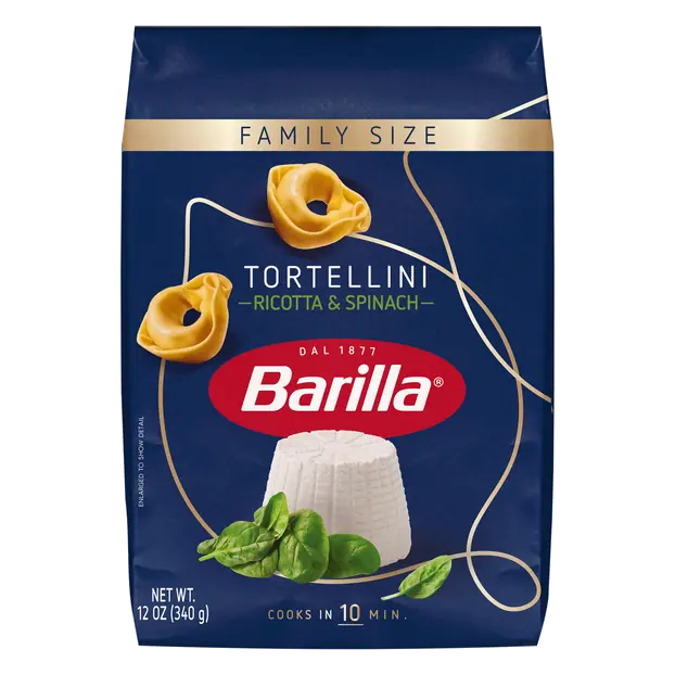 Cheese & Spinach Tortellini Pasta