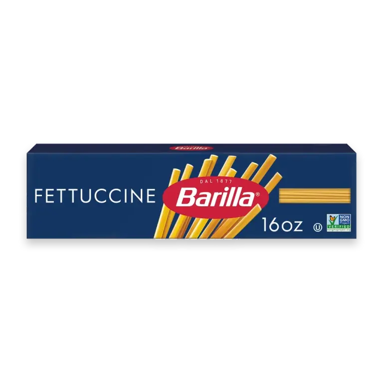 Fettuccine Pasta Quality Non-GMO and Kosher Certified Pasta