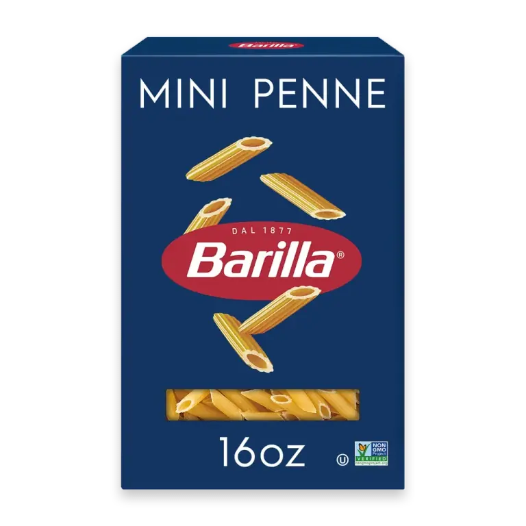 Mini Penne Pasta, Quality Non-GMO and Kosher Certified Pasta