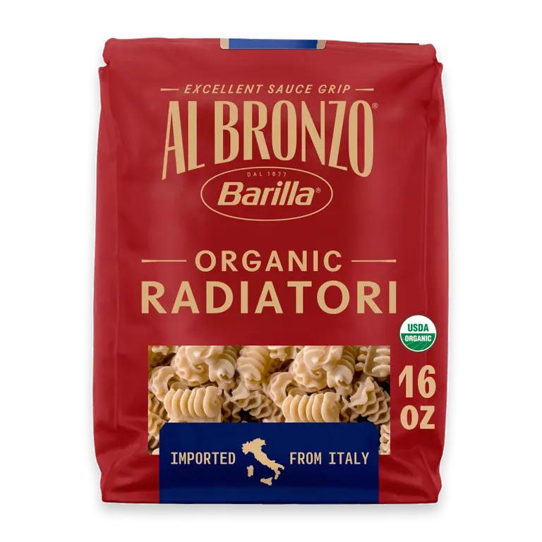 Organic Al Bronzo Radiator 454g Pasta Bag USA