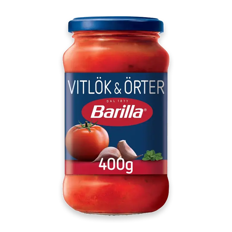 Pastasås Vitlök & Örter 400g