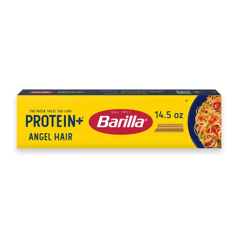 Protein+ (Plus) Angel Hair Pasta Non-GMO and Kosher Certified Plant Based Protein Pasta