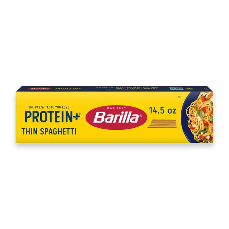 Protein+ (Plus) Thin Spaghetti Pasta Non-GMO and Kosher Certified Plant Based Protein Pasta