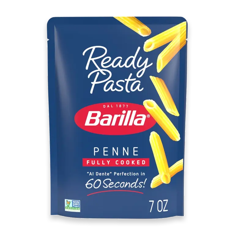 Ready Pasta Penne Fully Cooked Non-GMO Microwave Pasta