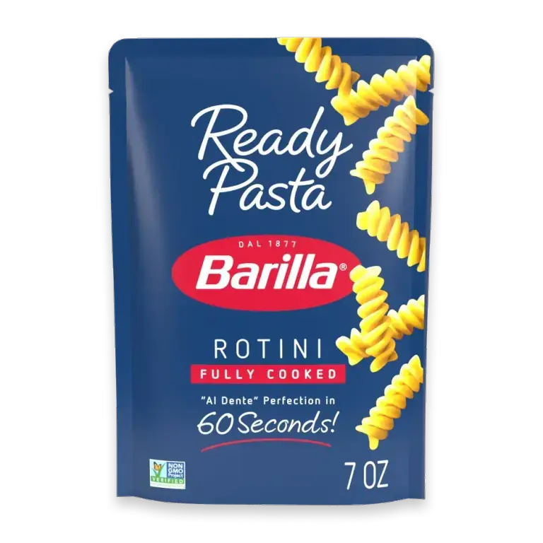 Ready Pasta Rotini Fully Cooked Non-GMO Microwave Pasta