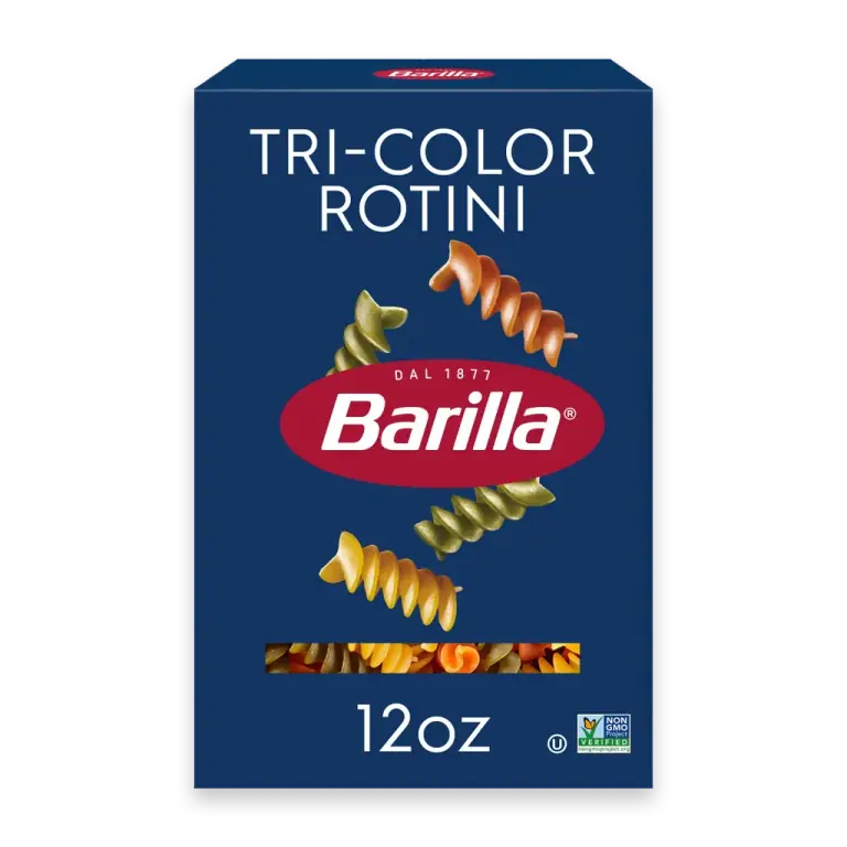 Tri-Color Rotini pasta, Quality Non-GMO and Kosher Certified Pasta