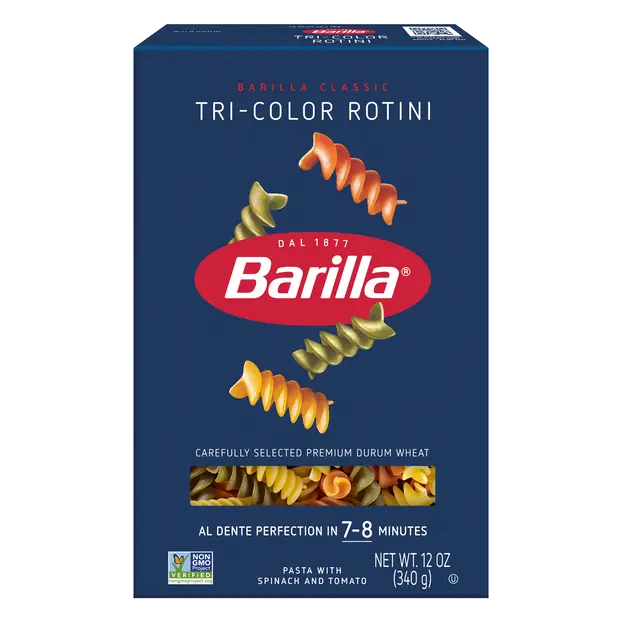 Tri-Color Rotini Pasta