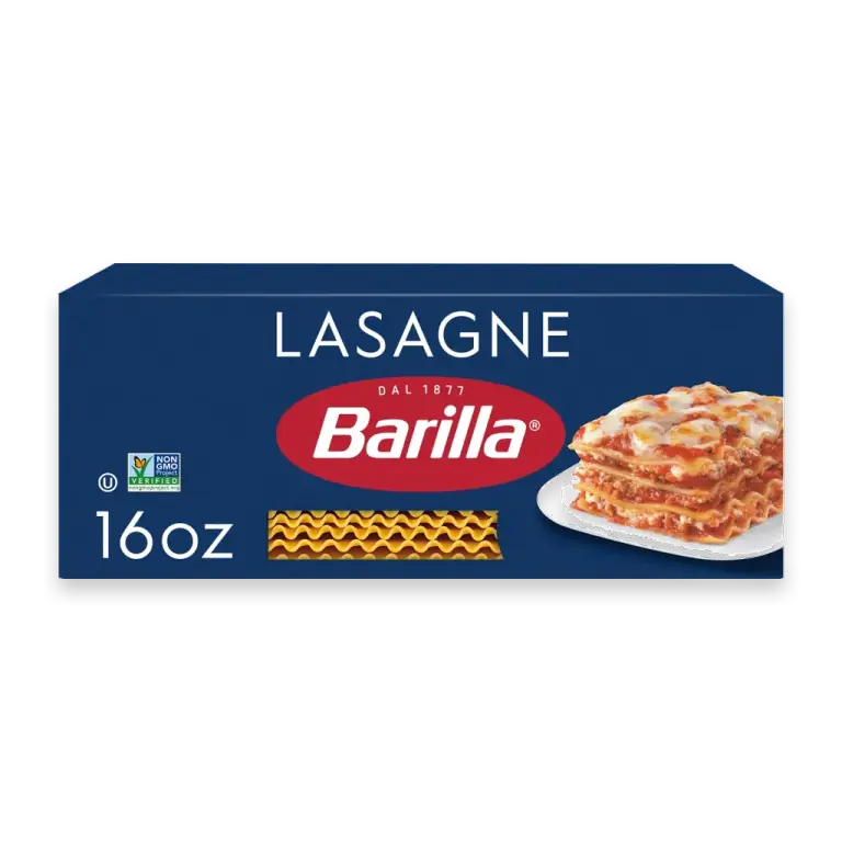 Wavy Lasagne Pasta, Quality Non-GMO and Kosher Certified Pasta