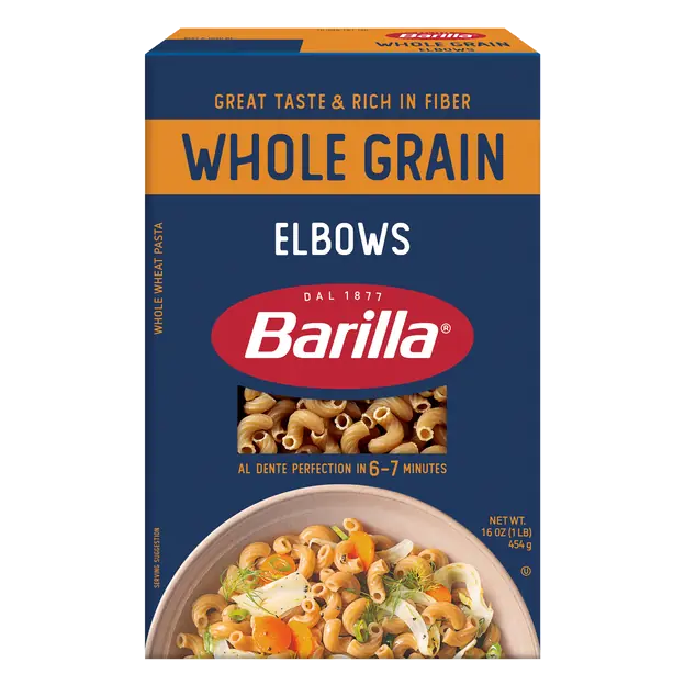 Whole Grain Whole Wheat Elbows Macaroni Pasta