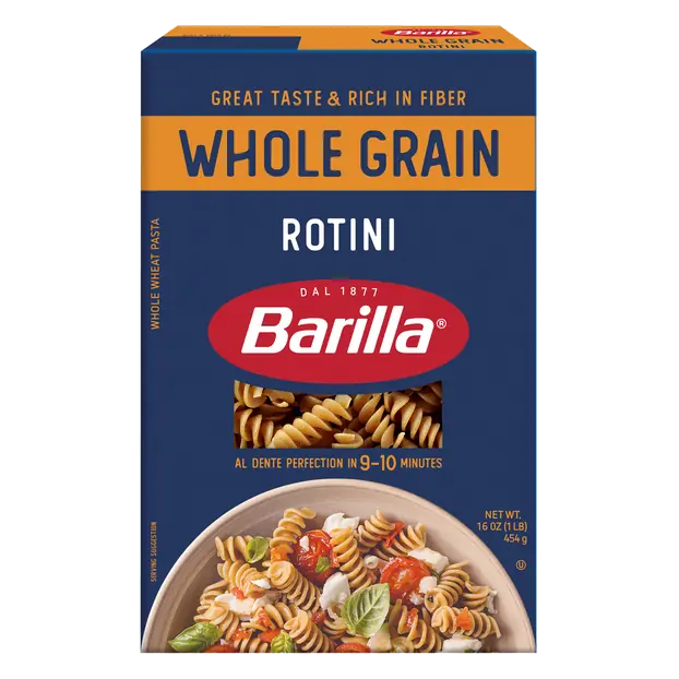 Whole Grain Whole Wheat Rotini Pasta