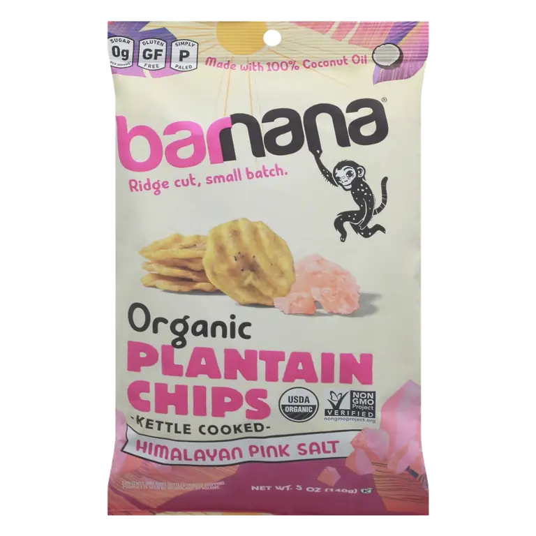 Himalayan Pink Salt Organic Plantain Chips