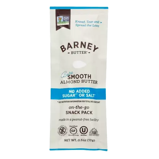 Almond Butter, Bare Smooth, On-the-Go, Snack Pack