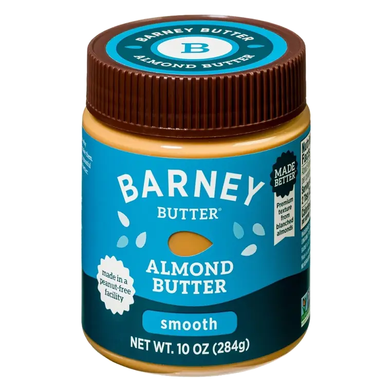 Barney Butter Smooth Almond Butter, 10oz: Gluten-Free, Vegan