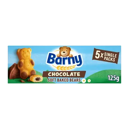 Barny Chocolate Soft Baked Bears 5 Pack